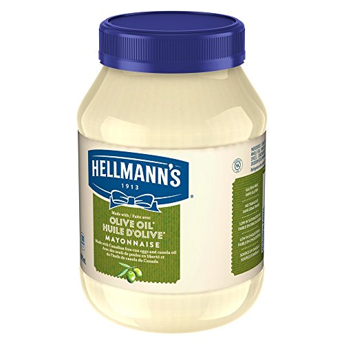 Hellmanns Olive Oil Mayonnaise, 890Ml/30Oz., {Imported From Canada}