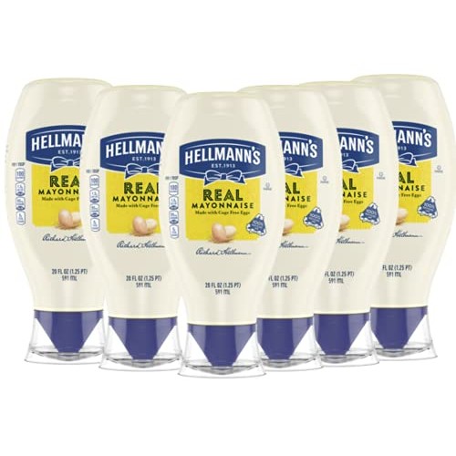 Hellmanns Real Mayonnaise For a Rich Creamy Condiment Real Mayo...