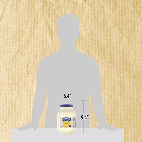 Hellmanns Real Mayonnaise Jar Made With 100% Cage Free Eggs, Gl