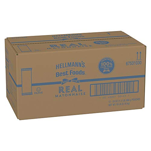 Hellmanns Real Mayonnaise Pouch Made With 100% Cage Free Eggs,