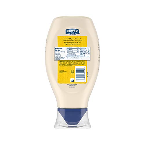 Hellmanns Real Mayonnaise, Squeeze 20 Oz, 3 Count
