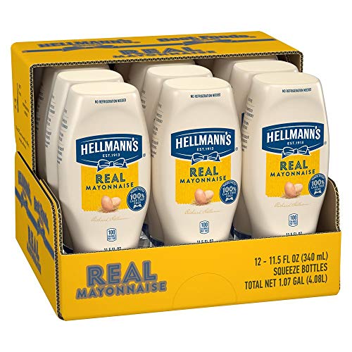 Hellmanns Real Mayonnaise Squeeze Bottle Made From 100% Recycle