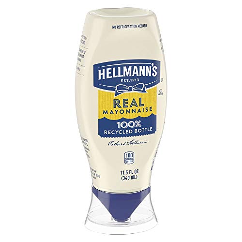 Hellmanns Real Mayonnaise Squeeze Bottle Made From 100% Recycle