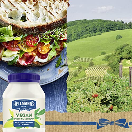 Hellmanns Vegan Dressing and Spread for a Rich, Creamy Plant-Ba...