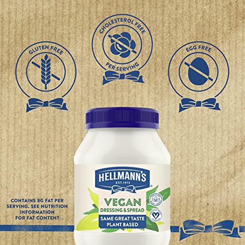 Hellmanns Vegan Dressing and Spread for a Rich, Creamy Plant-Ba...