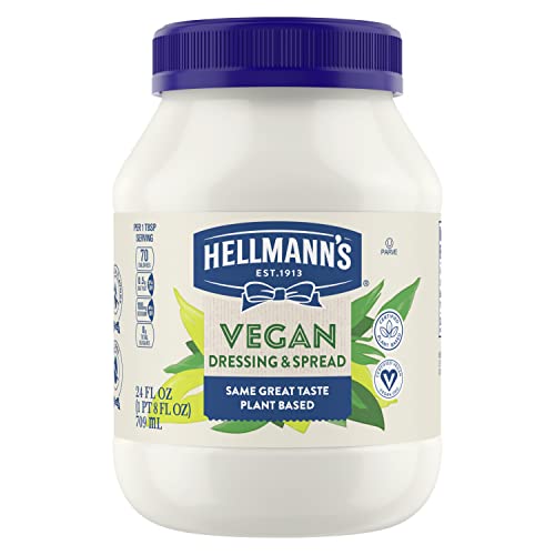 Hellmanns Vegan Dressing and Spread for a Rich, Creamy Plant-Ba...