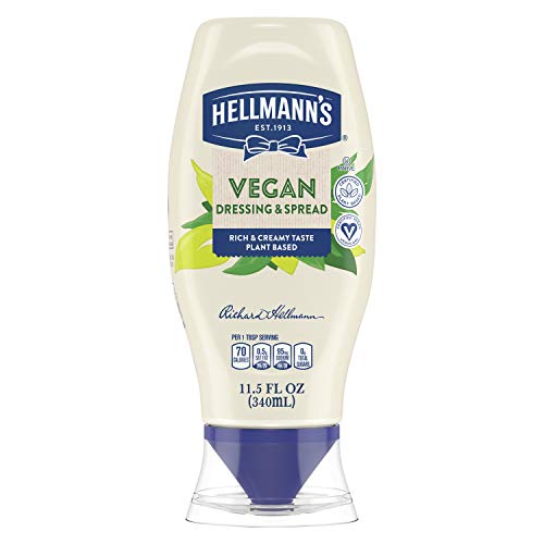 Hellmanns Vegan Dressing &Amp; Spread For A Rich, Creamy Plant-Base