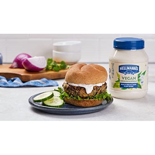 Hellmanns Vegan Mayonnaise Jar Made With Non Gmo Sourced Ingred Hellmanns Vegan Mayonnaise Jar Made With Non Gmo Sourced Ingred