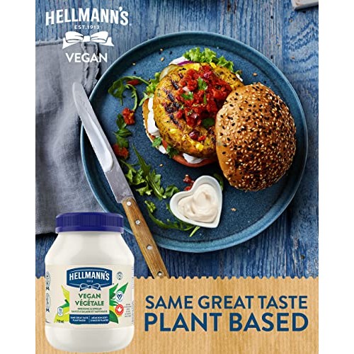 Hellmanns Vegan Mayonnaise Jar Made With Non Gmo Sourced Ingred Hellmanns Vegan Mayonnaise Jar Made With Non Gmo Sourced Ingred