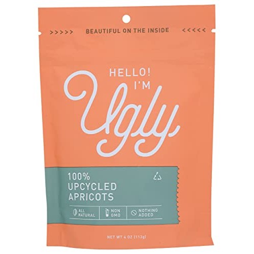 Hello Im Ugly Upcycled Dried and Diced Apricots, All Natural, N...