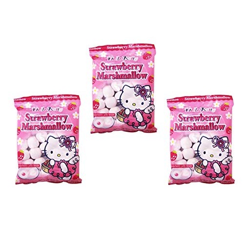 Hello Kitty Strawberry Marshmallow 90G, 3 Pack