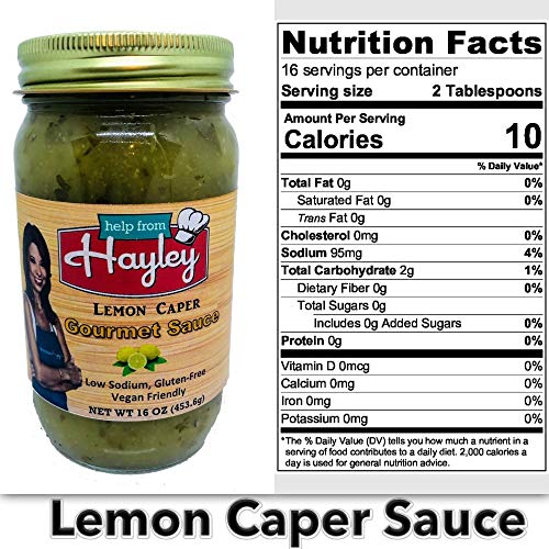 Lemon Caper Sauce By Help From Hayley- Piccata Sauce, Low Sodium