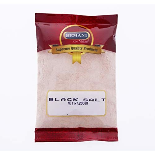 Hemani Black Salt Kala Namak Powder - 200G 7.1 Oz Unrefined