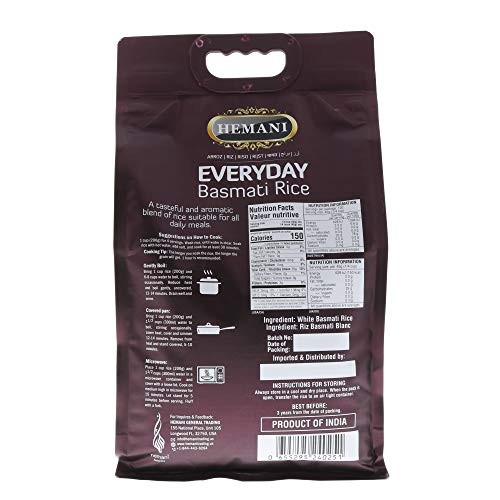 Hemani Everyday Basmati Rice 11Lb - Great Value Savings - 1 Lb F