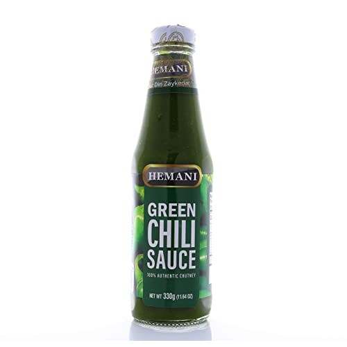 Hemani Green Chili Sauce 11.6 Oz 330G - Spicy &Amp; Tangy Taste -