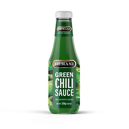 Hemani Green Chili Sauce 11.6 Oz 330G - Spicy &Amp; Tangy Taste -