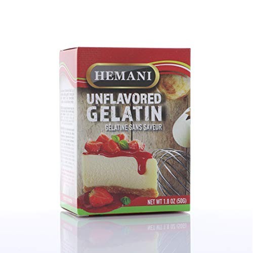 Unflavored Vegetarian Gelatin 1.8 Oz 50G | 100% Halal, Kosher,