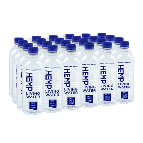 Hemp Living Hemp Extract Infused Water 10 Mg | Alkaline 9.5 Ph |