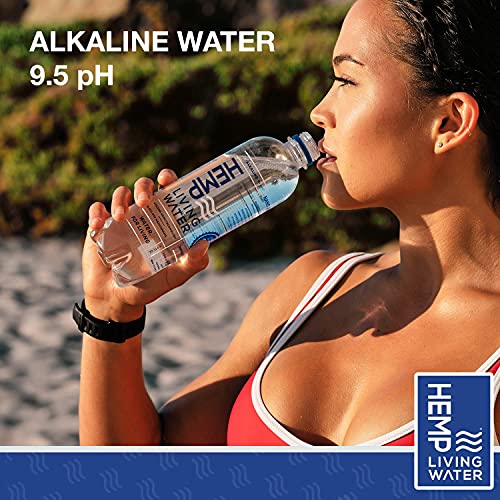 Hemp Living Hemp Extract Infused Water 10 Mg | Alkaline 9.5 Ph |