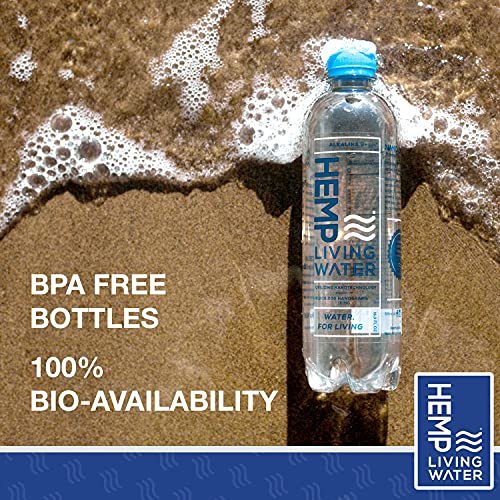 Hemp Living Hemp Extract Infused Water 10 Mg | Alkaline 9.5 Ph |
