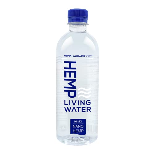 Hemp Living Hemp Extract Infused Water 10 Mg | Alkaline 9.5 Ph |