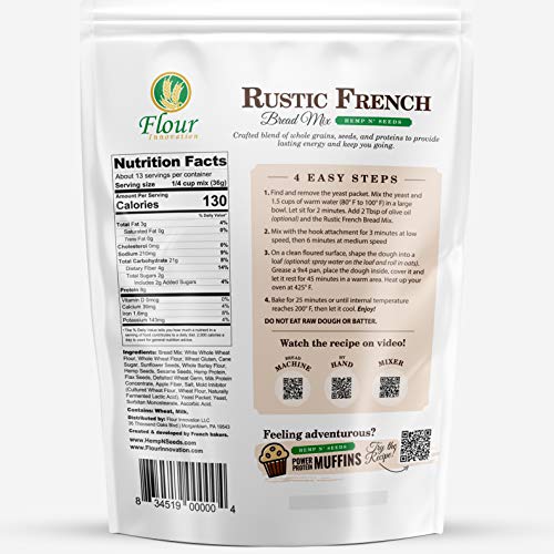 Hemp N Seeds Rustic French Bread Mix