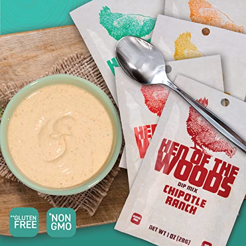 Hen of the Woods Dip Mix, Mixed Flavors Variety Pack, 1 Ounce Po...