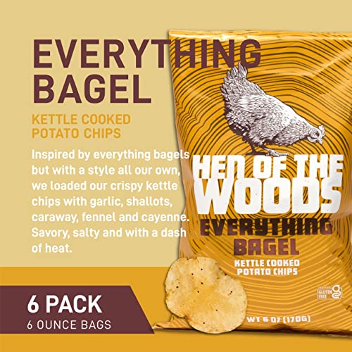 Hen Of The Woods Kettle Cooked Potato Chips, Everything Bagel Fl