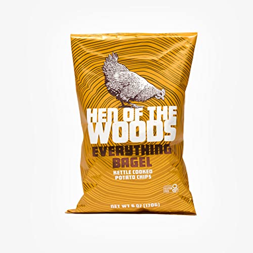 Hen of the Woods Kettle Cooked Potato Chips, Everything Bagel Fl...