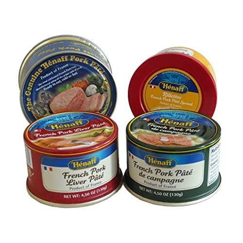 Henaff French Pate Assortment: 4 Different Pates