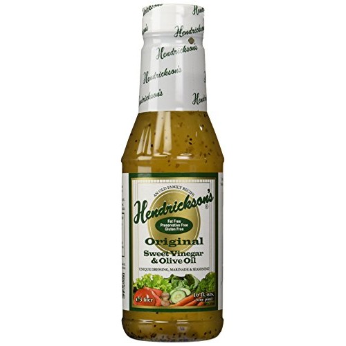 Hendricksons Dressing Original Sweet Vinegar And Olive Oil 16 F
