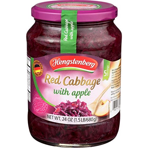 Hengstenberg Cabbage Red Apple, 24 Oz
