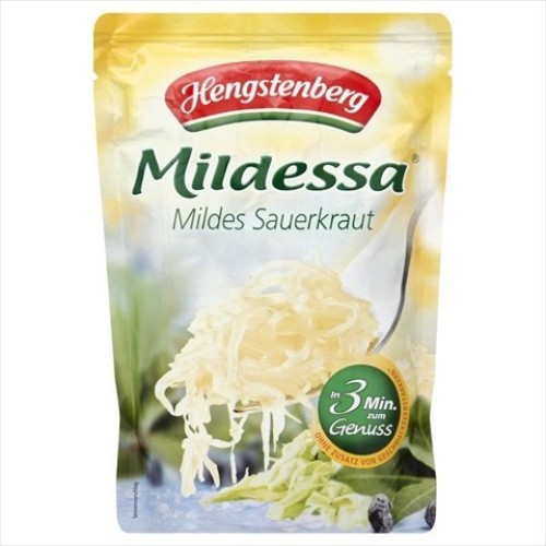 Hengstenberg Mildessa Sauerkraut In Pouch, 14.1 Ounce Pack Of 6