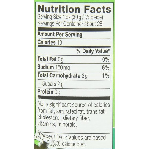 Hengstenberg Traditional German Barrel Pickles, 57.5 Ounce