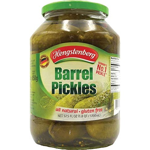 Hengstenberg Traditional German Barrel Pickles, 57.5 Ounce