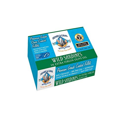 Henry &Amp; Lisas Natural Seafood Wild Sardines In Extra Virgin Oli