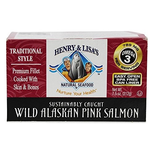 Henry &Amp; Lisas Wild Alaskan Pink Salmon, 7.5 Oz