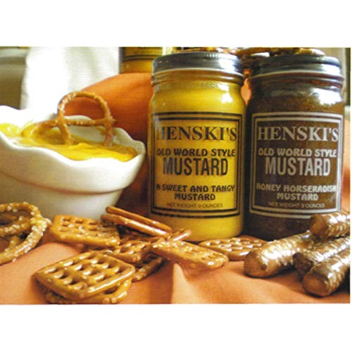 Henskis Old World Style Mustard Sweet And Tangy