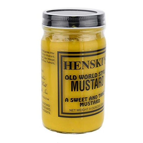 Henskis Old World Style Mustard Sweet And Tangy