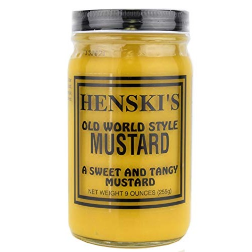Henskis Old World Style Mustard Sweet And Tangy