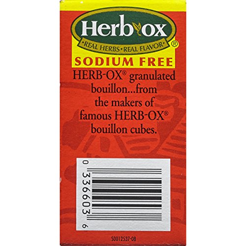 Herb-Ox Beef Instant Broth &Amp; Seasoning, Sodium Free, 8-Count Pac