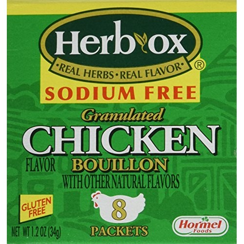 Herb-Ox Bouillon Chicken Instant Broth And Seasoning, 1.2 Oz, 8