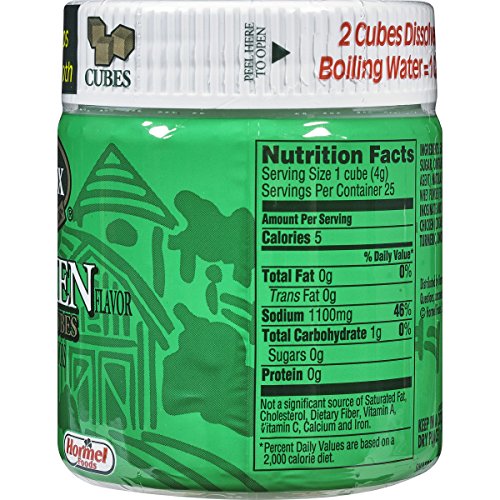 Herb-Ox Bouillon Cubes Chicken Bouillon 25 Count 3.33-Oz Pack O