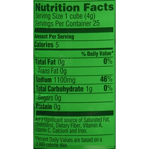 Herb-Ox Bouillon Cubes Chicken Bouillon 25 Ct 3.33-Oz Gluten Free