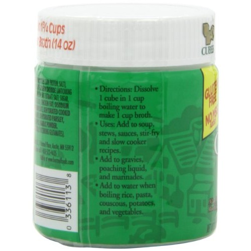 Herb-Ox Chicken Bouillon Cubes, 25-Cubes Pack Of 12