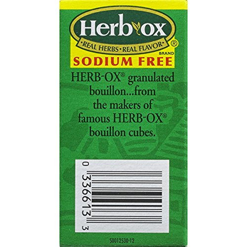 Herb-Ox Chicken Instant Broth &Amp; Seasoning, Sodium Free, 8-Count