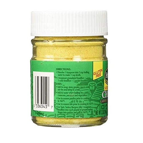 Herb Ox Sodium-Free Chicken Granulated Bouillon, 3.3 Ounce 2 Jars