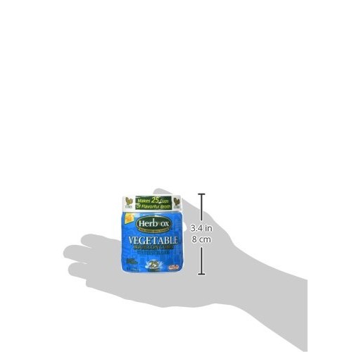 Herb-Ox Vegetable Bouillon Cubes 3.33Oz 25 Cubes Herb-Ox Vegetable Bouillon Cubes 3.33Oz 25 Cubes