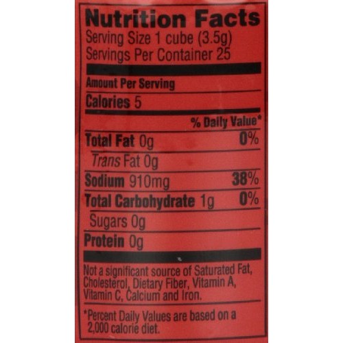 Herbox Bouillon Cubes Beef 25 Cubes, 3.2500-Ounces Pack Of6