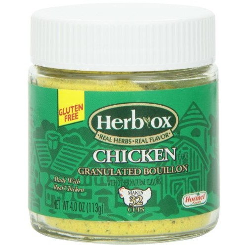 Herbox Bouillon, Granulated Chicken, 4-Ounce Pack Of 6